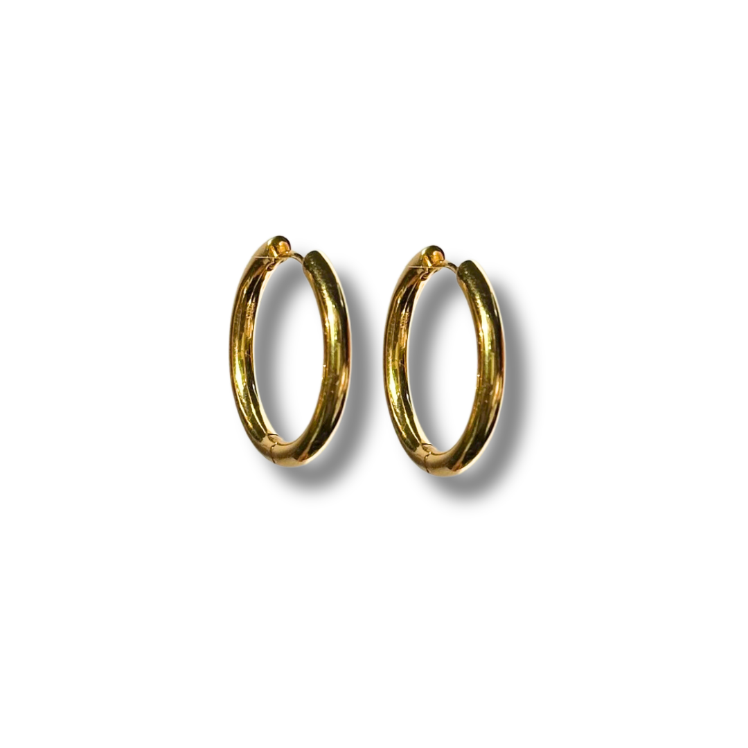 Big Hoop Earrings GOLD