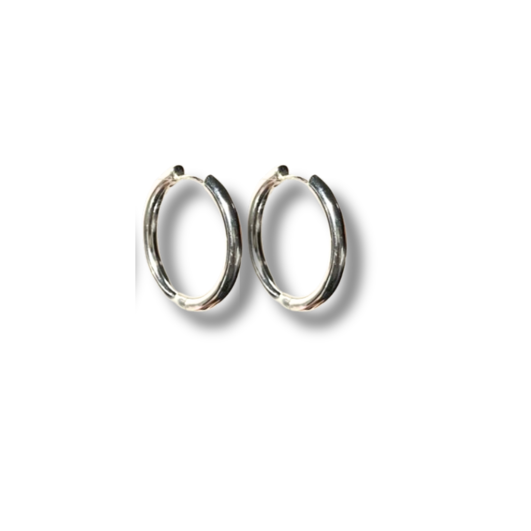 Big Hoop Earrings SILVER