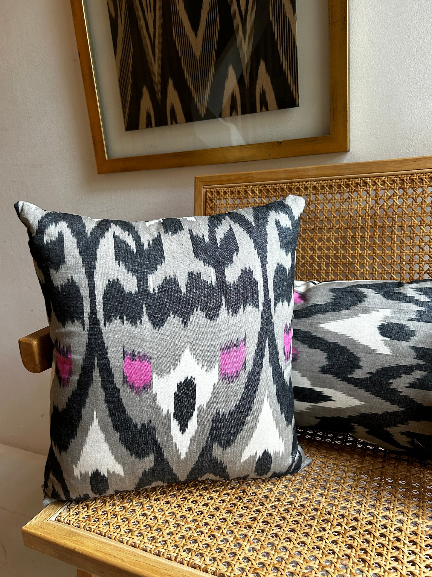 16 x 16 Uzbek Silk Cushion Covers