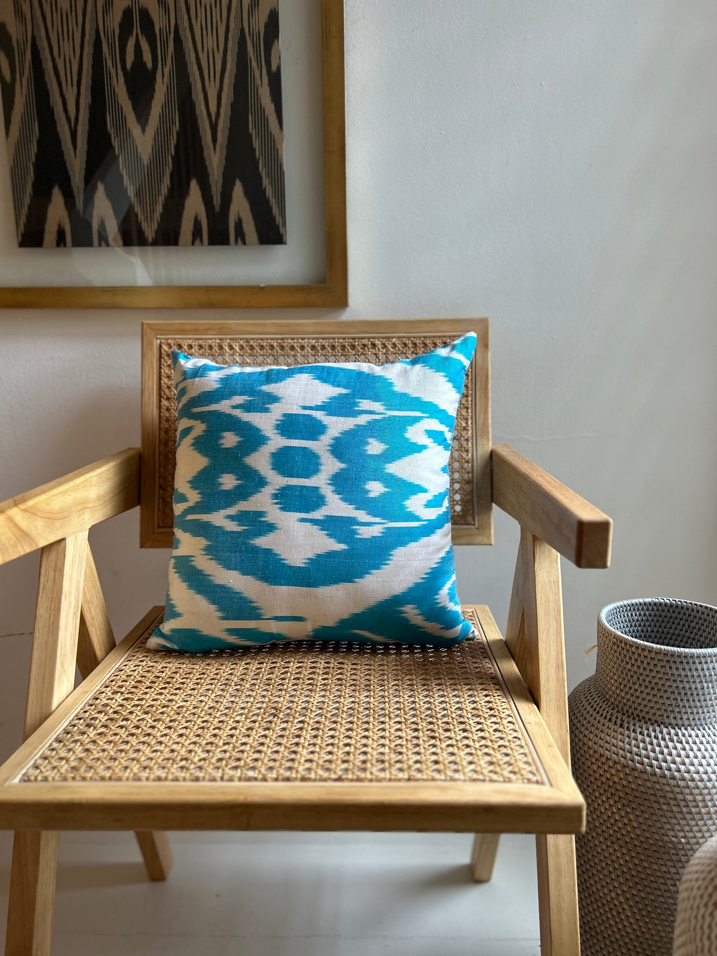 16 x 16 Uzbek Silk Cushion Covers