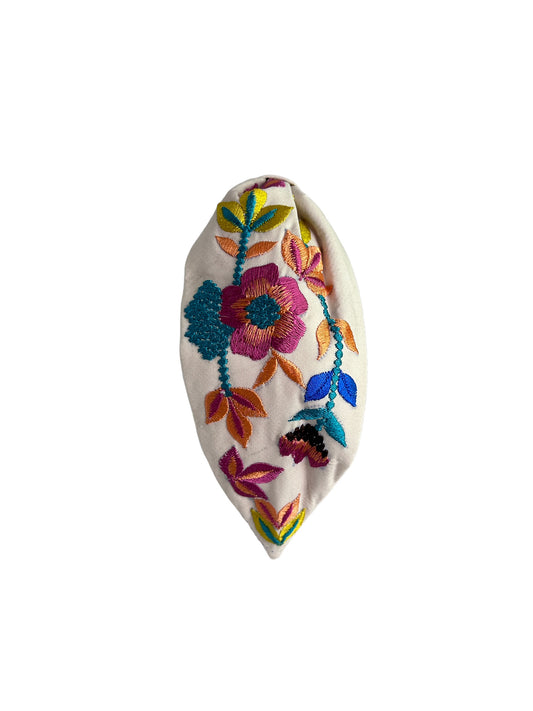 Headbands - Embroidered Flowers
