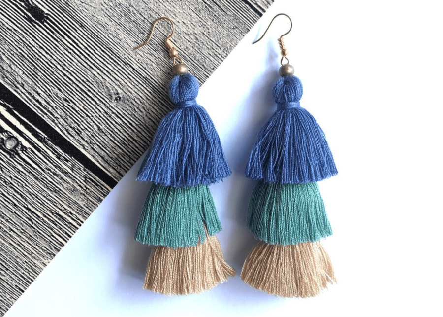 3 Tier Tassel Earring ( Just Gaya )