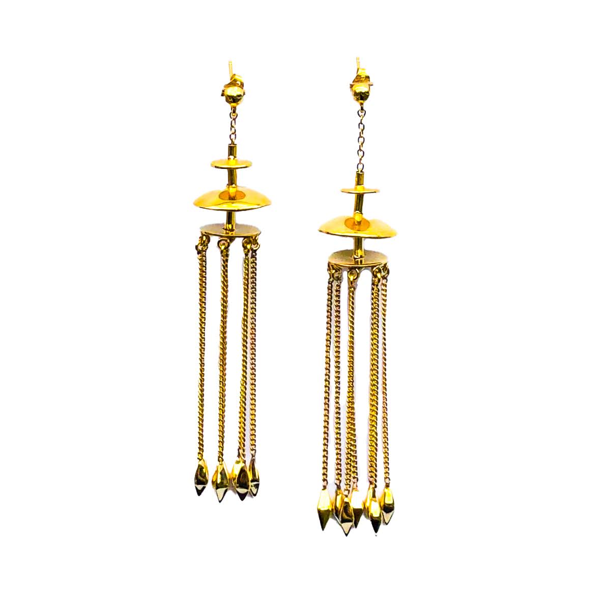 DANCING GIRL WITH SPIKE TASSELS