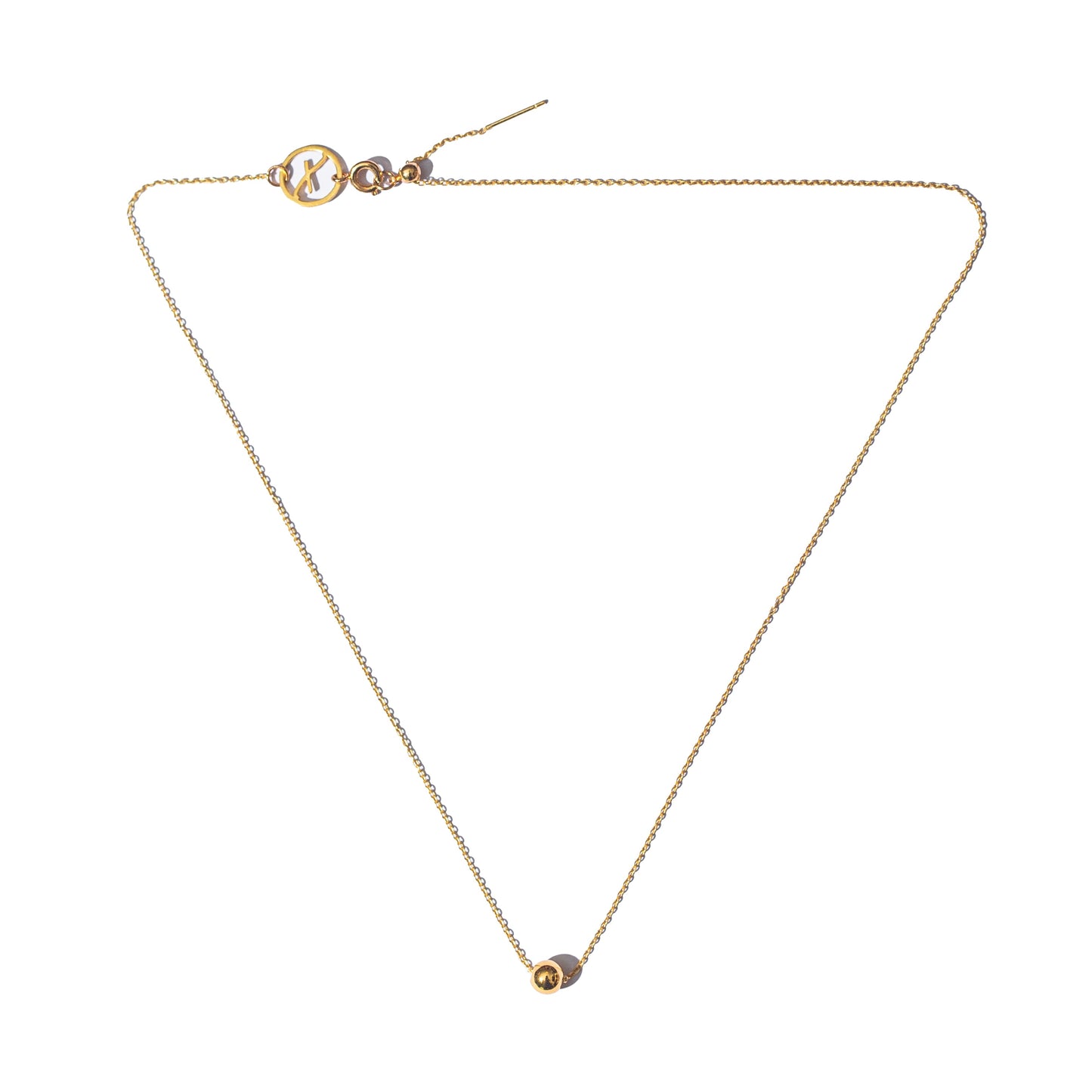 NECKLACE WITH GLOSSY JUGGLING BALL