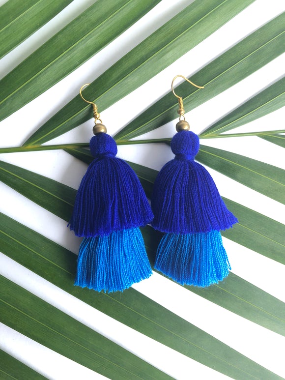 2 Tier Tassel Earring ( Just Gaya )