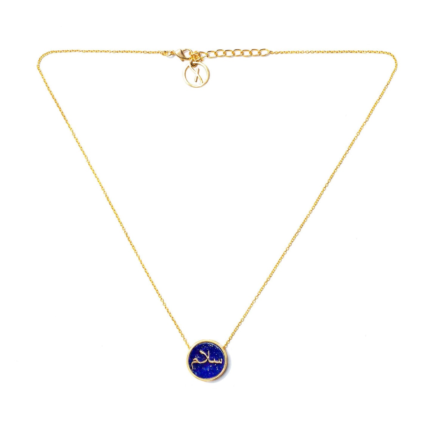 PEACE NECKLACE - LAPIS LAZULI