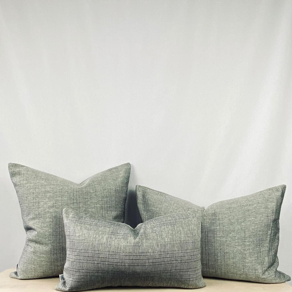Furn Jim Thompson Cushion - Grey Stripe