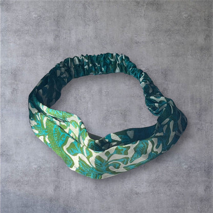 Batik Silk Crepe Headband