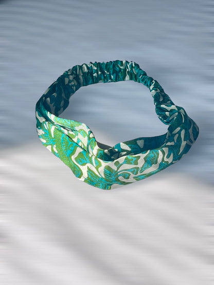 Batik Silk Crepe Headband