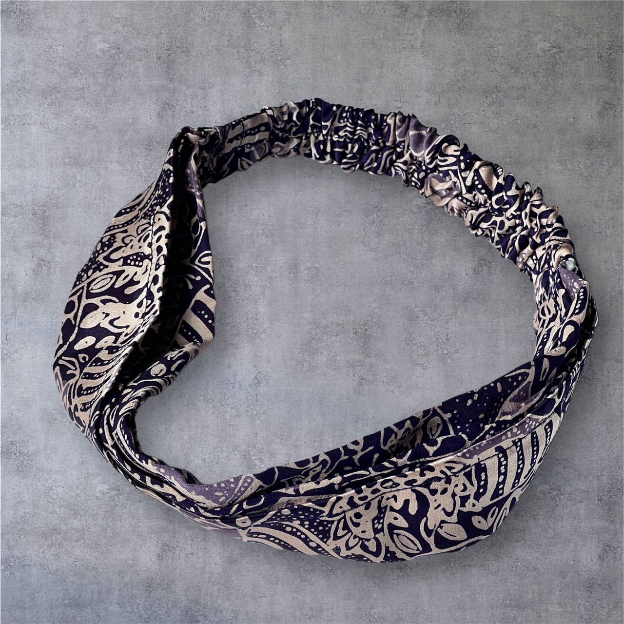 Batik Silk Crepe Headband