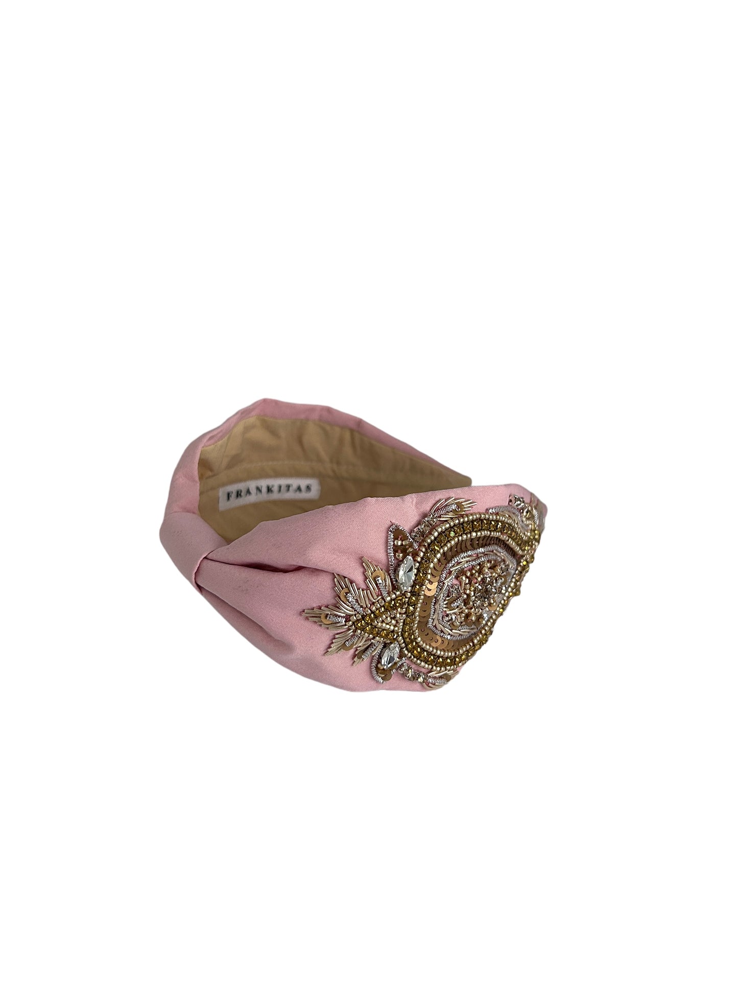 Headbands - Smoky Pink with Regal Beadwork