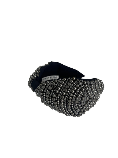 Headbands - Classic Black with Metal Colour Beads