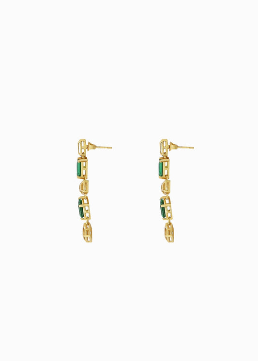 Emerald Drop Earrings