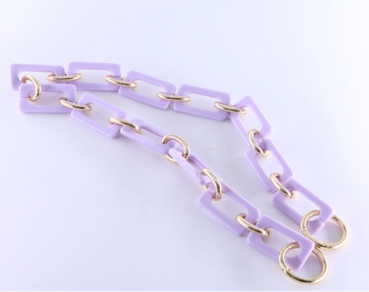 Frankitas Strap Rectangle Chain (lilac)
